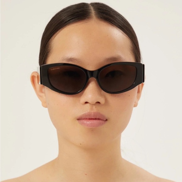 NEW BALENCIAGA BB0258S 001 WOMEN SUNGLASSES BALENCIAGA BB0258S - Picture 8 of 12